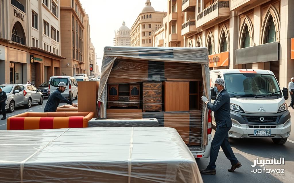 نقل عفش جدة تغليف