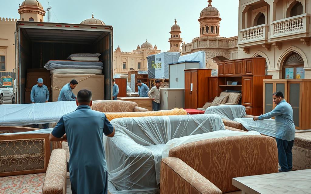 نقل عفش جدة تغليف