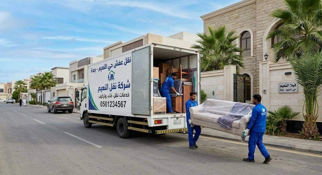 نقل عفش حي النعيم جدة