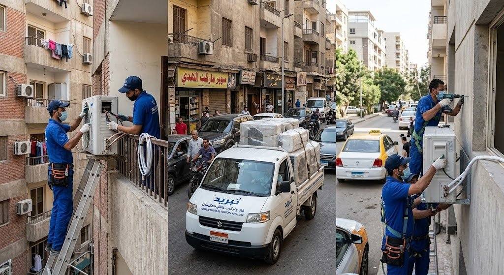 فك وتركيب ونقل المكيفات بأمان واحترافية